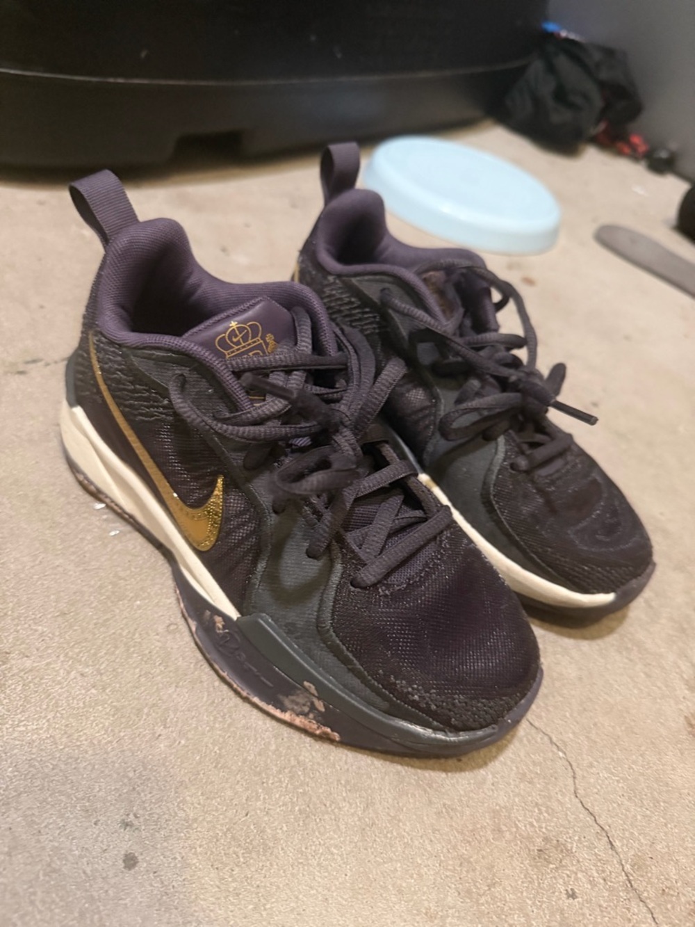 Sabrina 2 Nike Purple Sneakers with Gold Swoosh